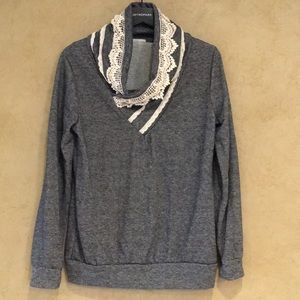 Twenty Second L Sweatshirt Wrap Neck
